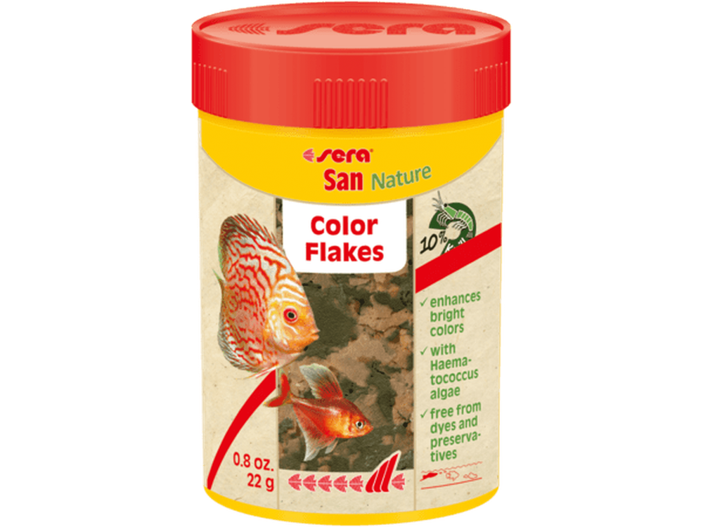 Sera San Nature 0.8oz Color Food for Ornamental Fish