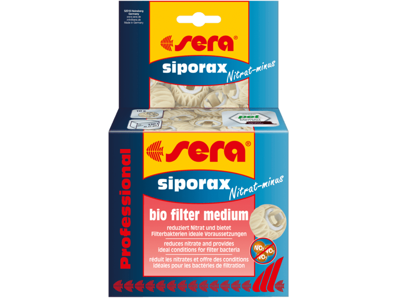 Sera Siporax Nitrat-minus Professional 5.1oz Filter & Accessories Sera