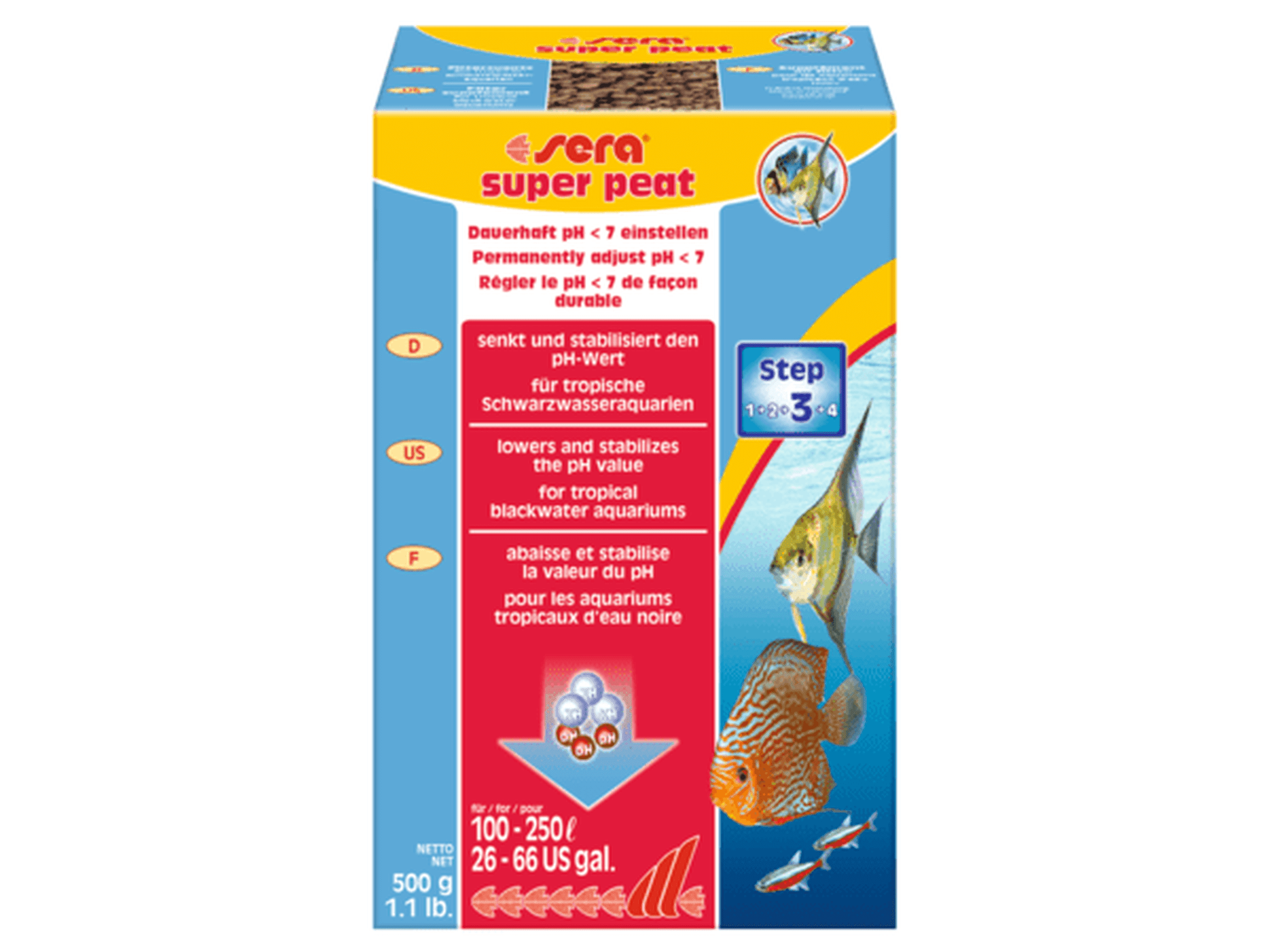 Sera Super Peat 1.1lb Aquarium Additives Sera