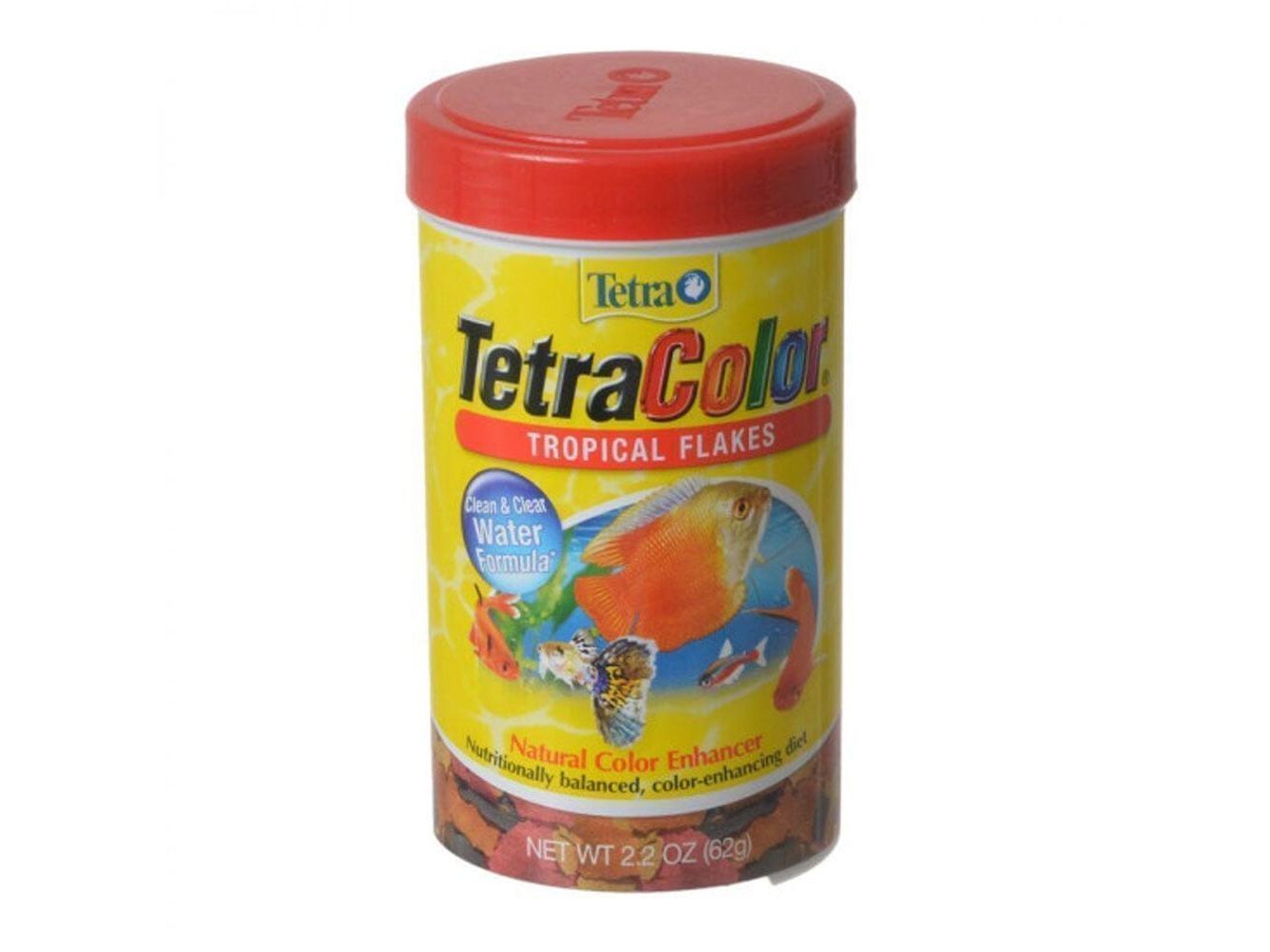 Tetra TetraColor Tropical Flakes 2.2oz - Color-Enhancing Fish Food