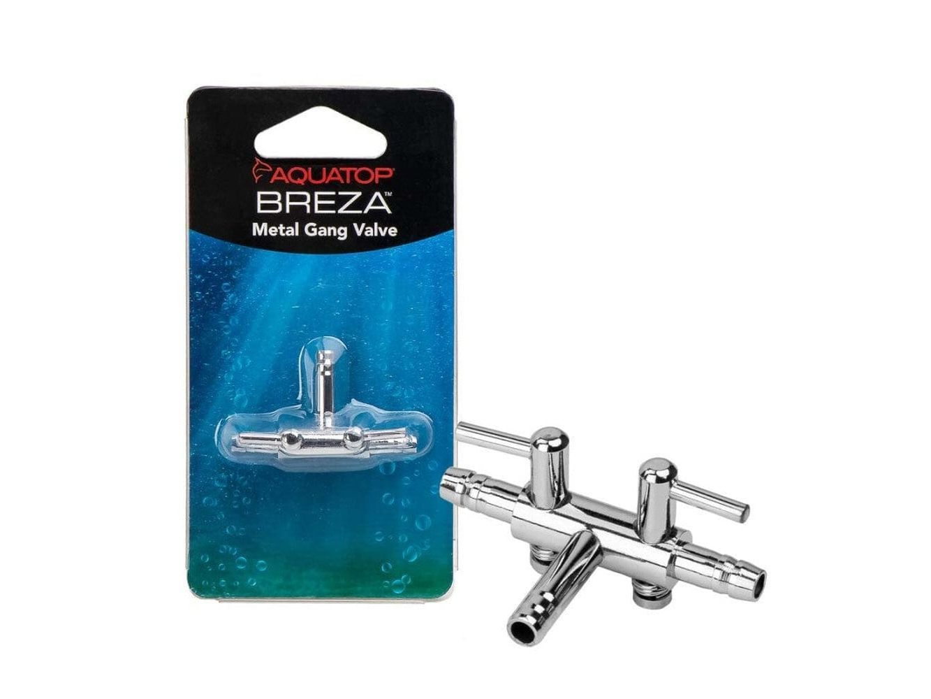 Aquatop BREZA Metal Gang Valve 2-Way Fish Supplies Aquatop