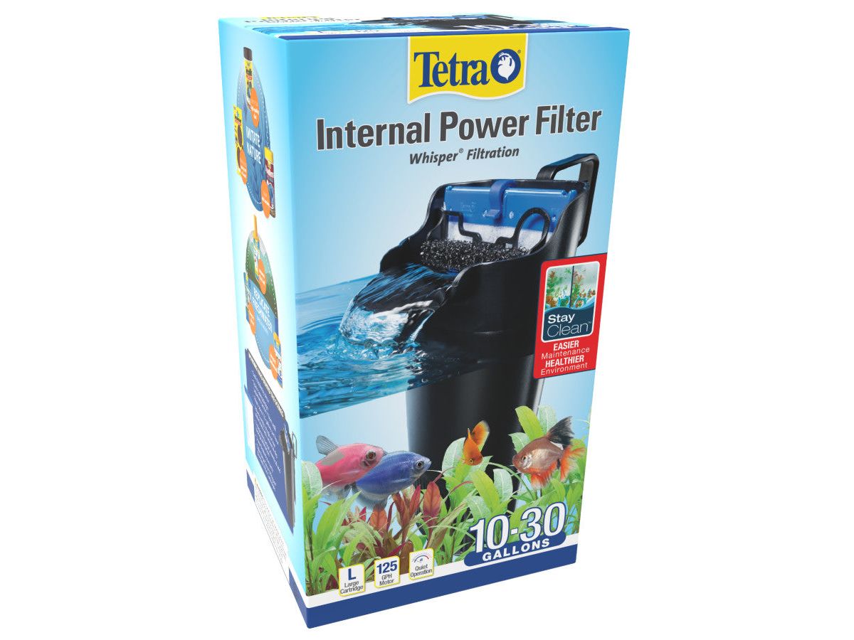 Tetra Whisper 20i Internal Power Filter with Bio-Scrubber Black, 1ea Tetra