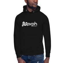 Load image into Gallery viewer, MorphMarket Unisex Hoodie with White Logo
