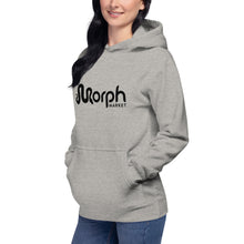 Load image into Gallery viewer, MorphMarket Unisex Hoodie with Black Logo
