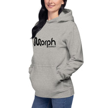 Load image into Gallery viewer, Unisex Hoodie with Black MorphMarket Logo
