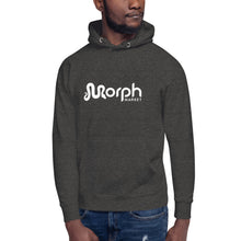 Load image into Gallery viewer, MorphMarket Unisex Hoodie with White Logo
