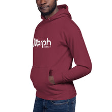 Load image into Gallery viewer, MorphMarket Unisex Hoodie with White Logo

