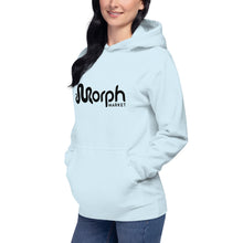 Load image into Gallery viewer, MorphMarket Unisex Hoodie with Black Logo
