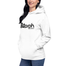 Load image into Gallery viewer, Unisex Hoodie with Black MorphMarket Logo
