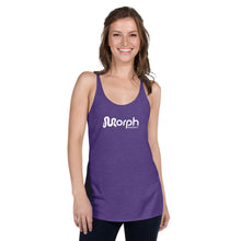 Load image into Gallery viewer, MorphMarket Women&#39;s Racerback Tank with White Logo
