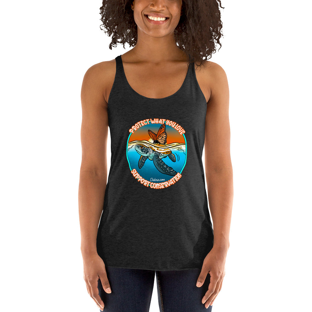 Support Conservation Women's Racerback Tank