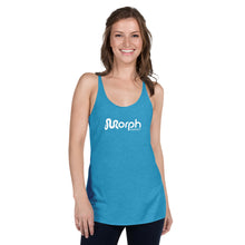 Load image into Gallery viewer, MorphMarket Women&#39;s Racerback Tank with White Logo
