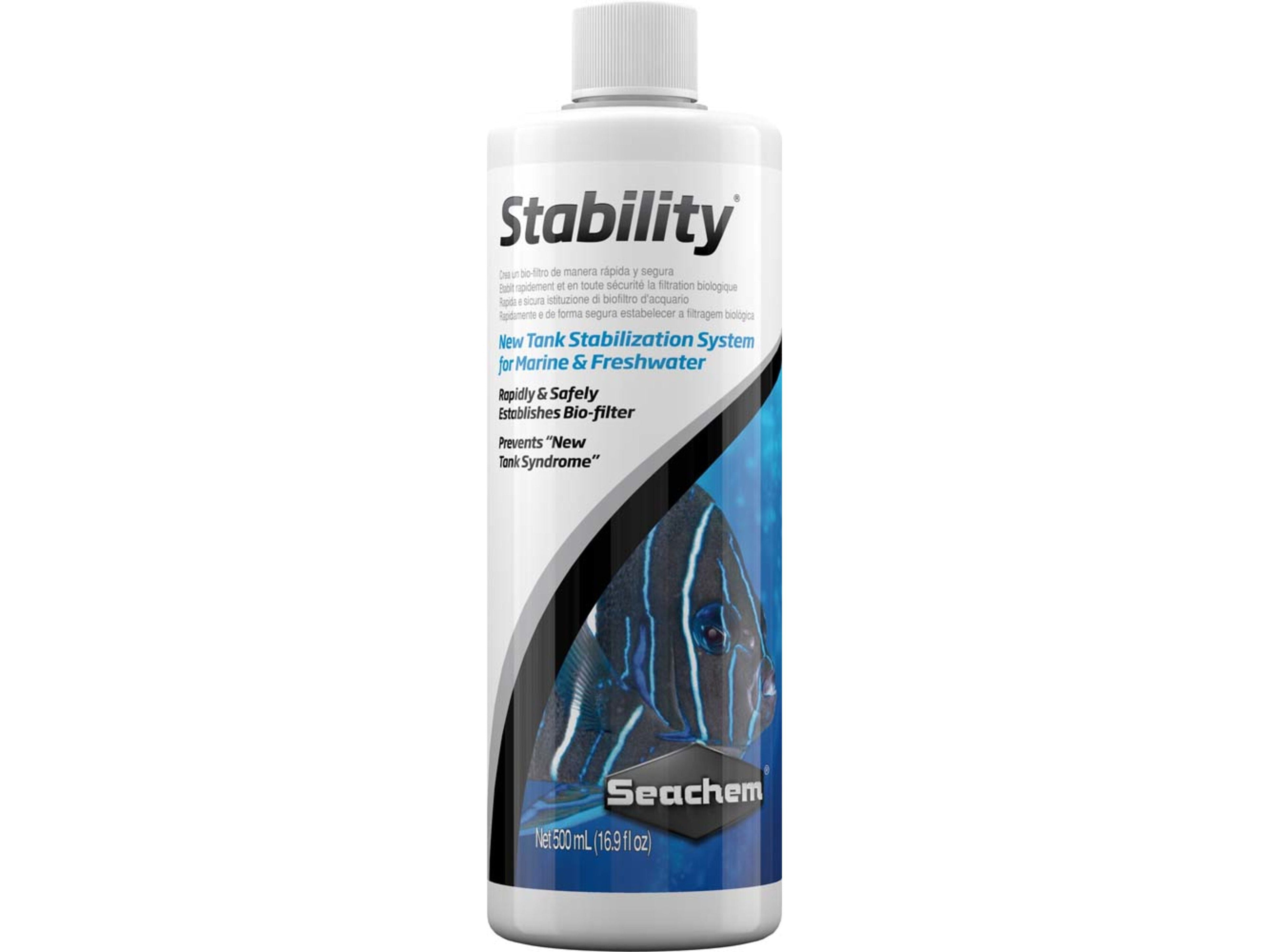 Seachem Laboratories Stability Biological Water Conditioner 1ea/500Ml/16.9 oz Seachem 