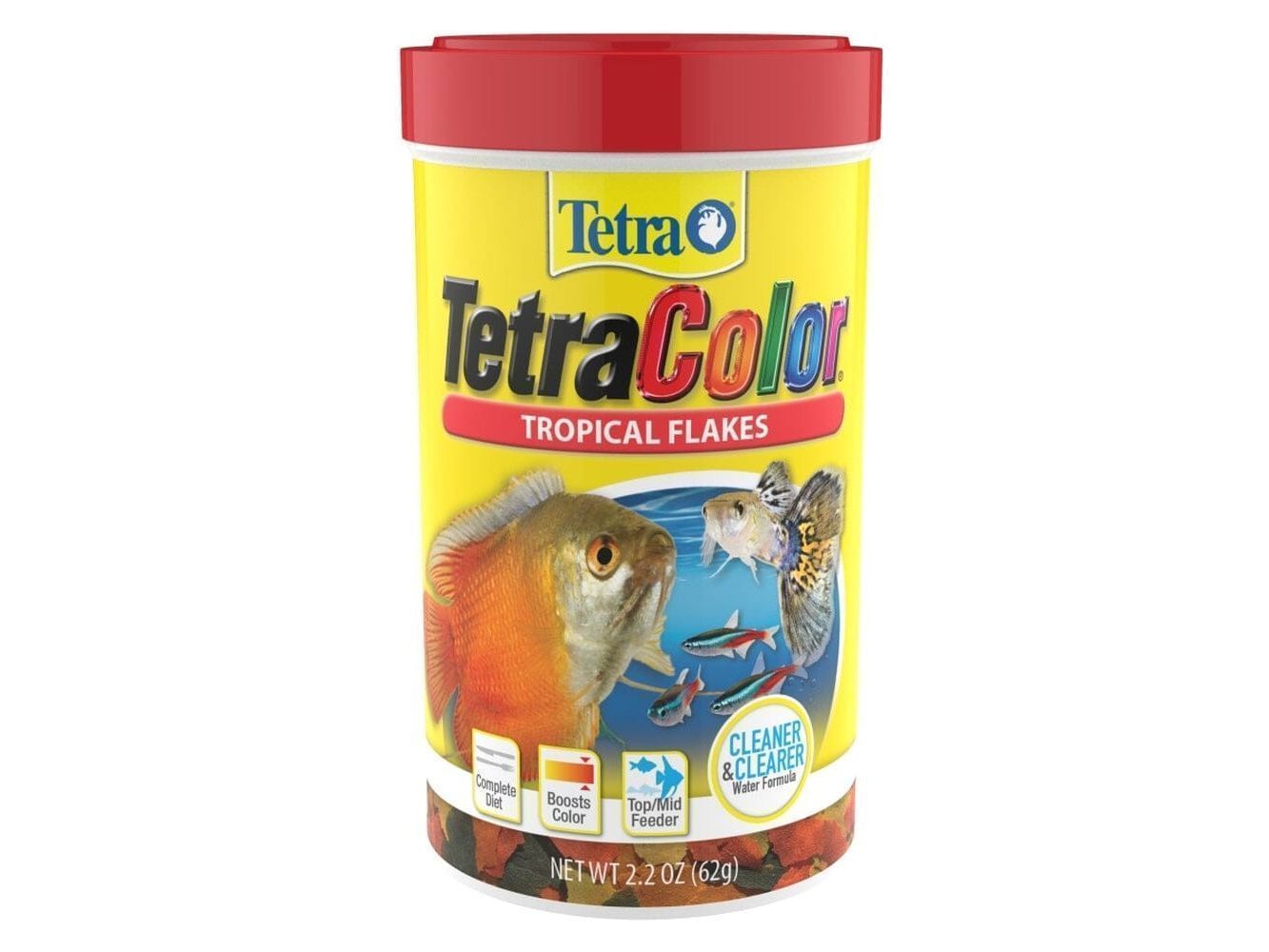 Tetra TetraColor Tropical Flakes Fish Food 1ea/2.2 oz Aquatic Diet Tetra