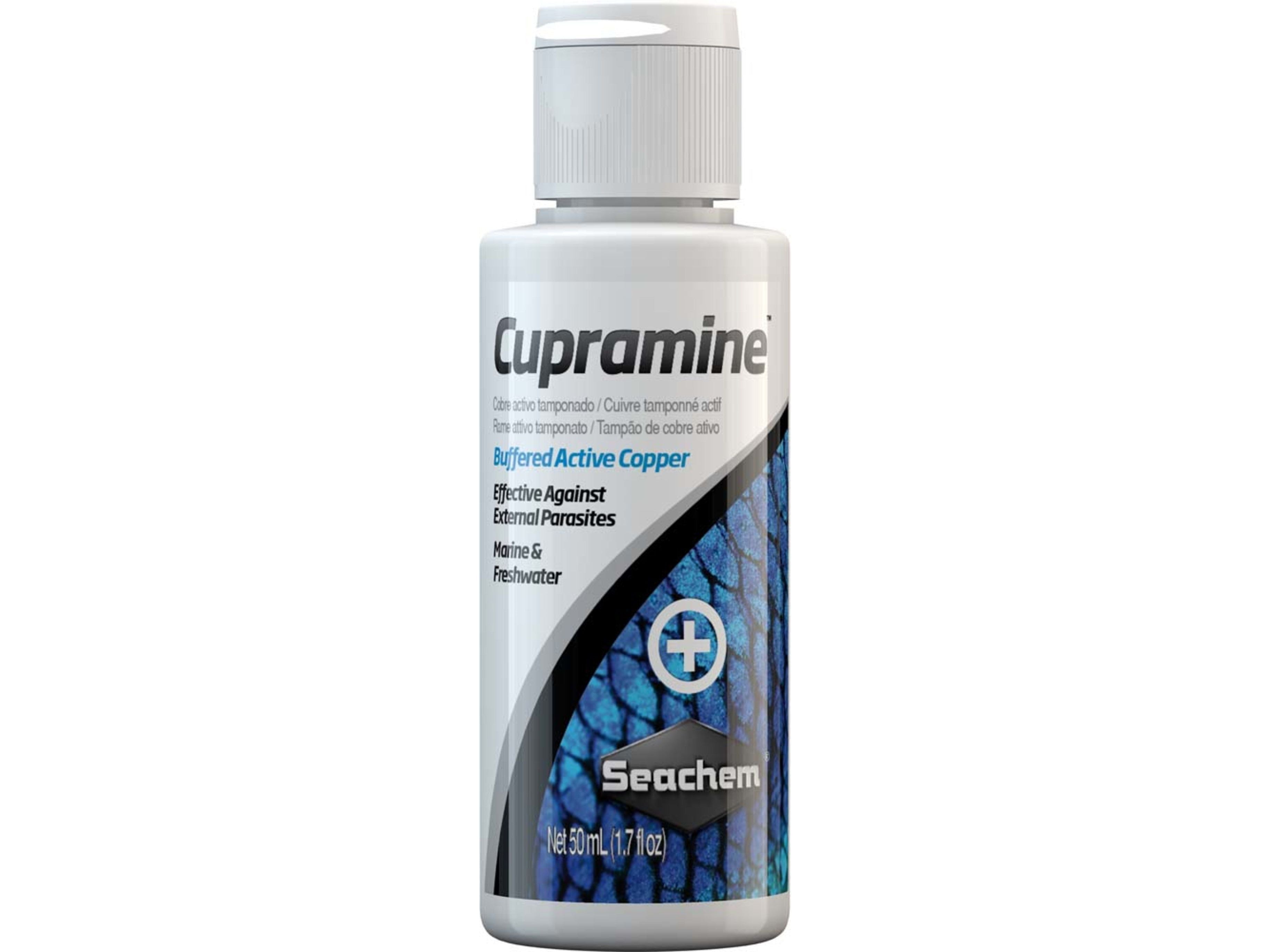 Seachem Laboratories Cupramine Copper Treatment 1ea/1.7 fl oz