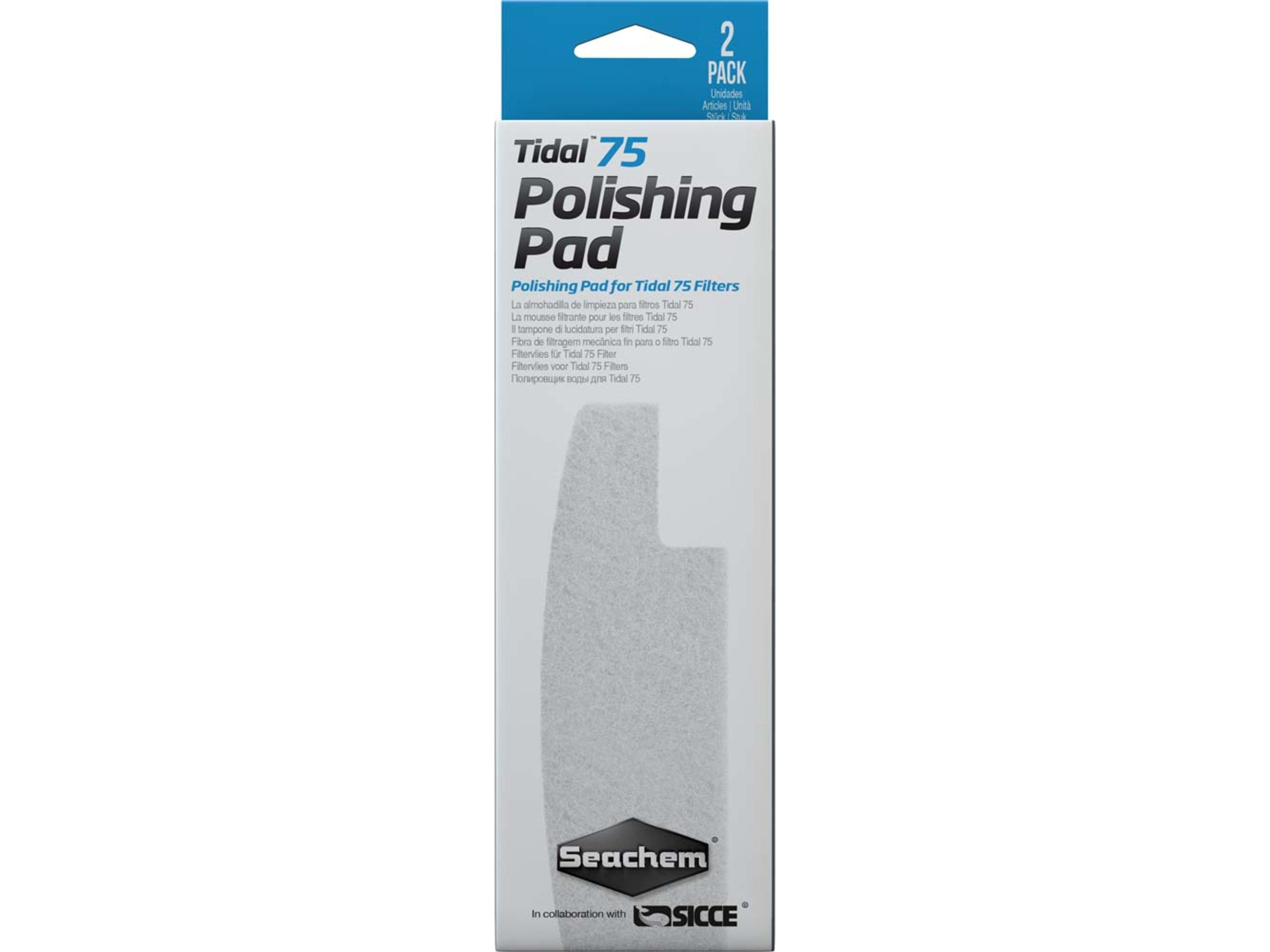 Seachem Laboratories Tidal Polishing Pad For Tidal 75 Filters, White, 1ea/2 pk