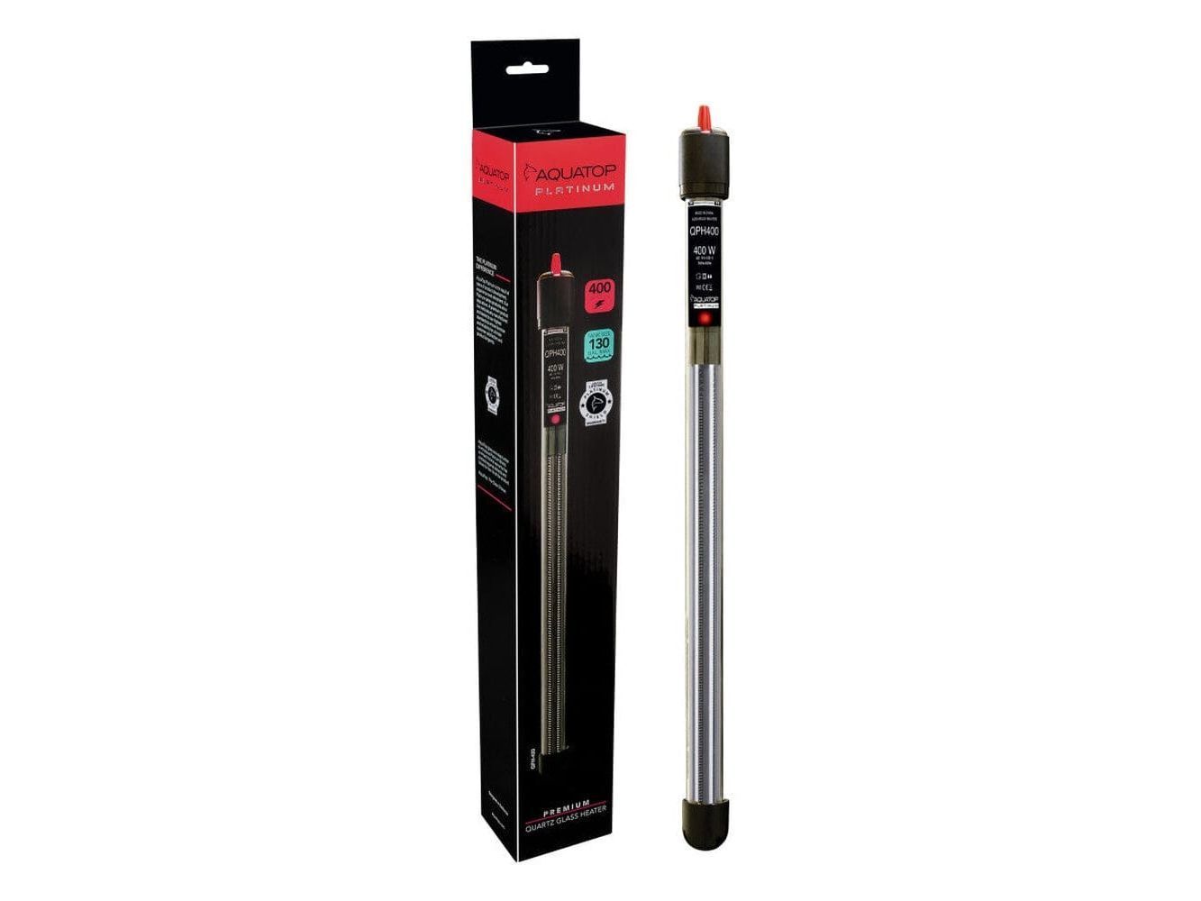 Aquatop Quartz Platinum Glass Heater 10-15 gal Aquatic Heaters Aquatop