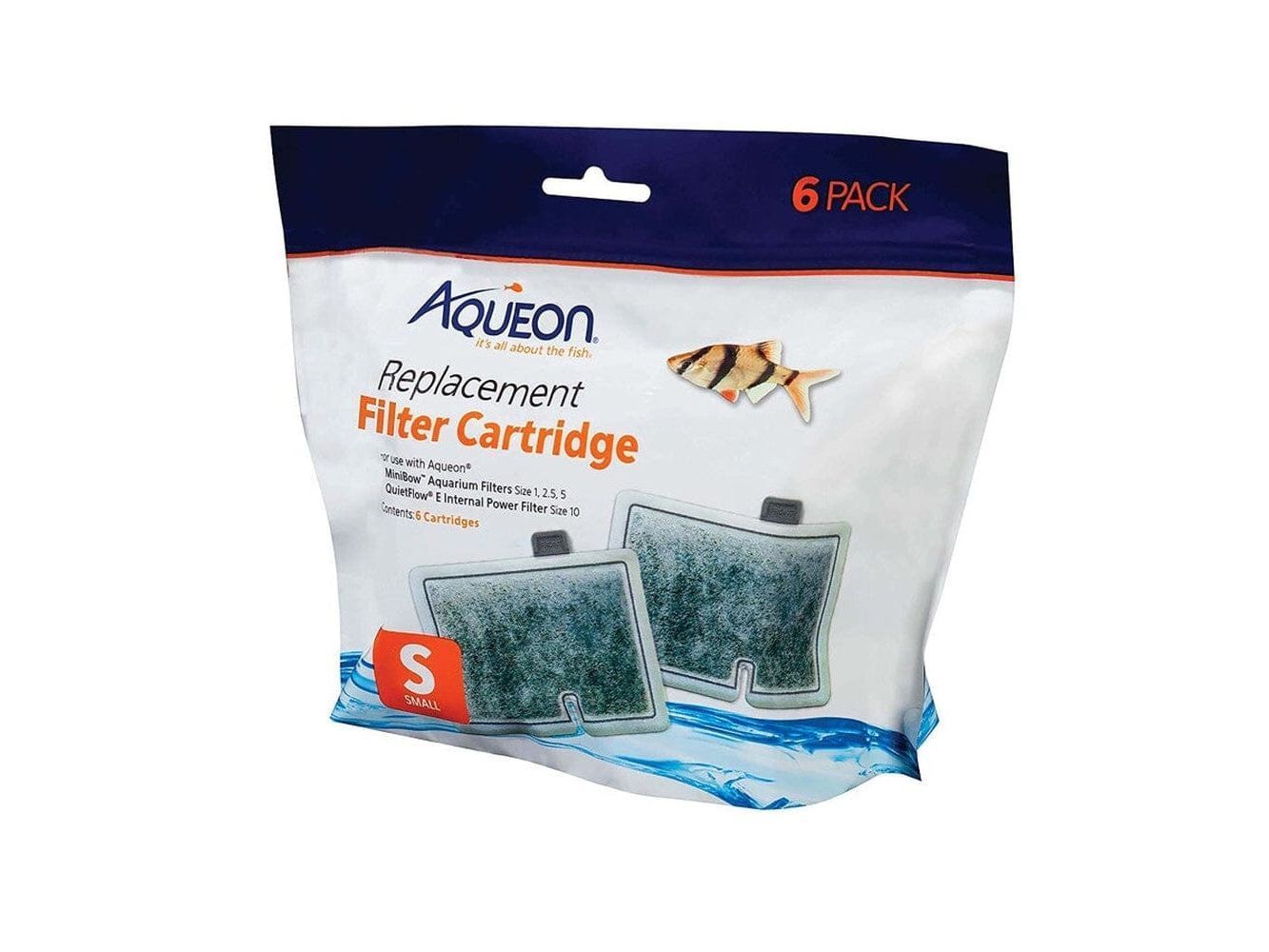 Aqueon Replacement Filter Cartridges, Small - 6pk Filter & Accessories Aqueon