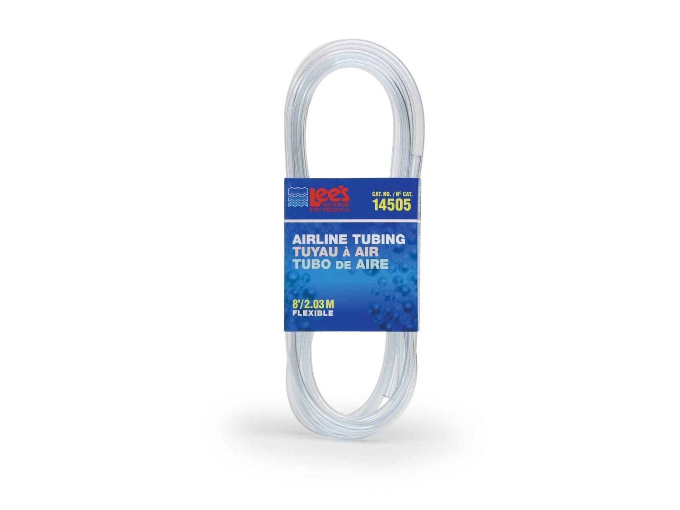 Lee's Flex Airline Tubing Clear, 3/16 In X 8 ft Filter & Accessories Lee's Aquarium